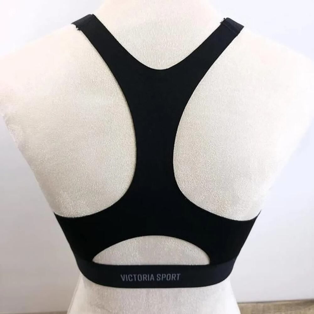 Victoria's Secret Black Racerback Sports Bra S - Picture 6 of 10